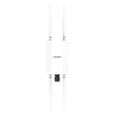 Punto de Acceso Súper WiFi 6 y PTMP para Exterior, Hasta 250 m de Cobertura, Doble Banda Simultanea, 574 Mbps en 2.4 GHz y 1.2 Gbps en 5GHz, 256 Usuarios Concurrentes  por Banda,  Administración en Nube Gratis con INSIGHTS