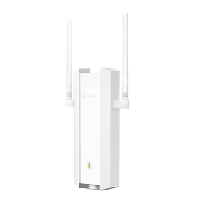 Punto de Acceso Omada Exterior / Wi-Fi 6 AX1800 MU-MIMO 2x2 / Mesh Omada / Alta Densidad de Usuarios / Carcasa Resistente IP67 / Configuración por Controlador o Stand-Alone / Para Montaje en Mástil/ Pared / Alimentación PoE+ 