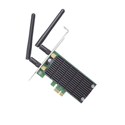 [ARCHERT4E] Adaptador PCI inalámbrico doble banda AC 1200 Mbps / Antena de alta ganancia / Tecnología MU-MUMO 2X2 / Soporte de perfil bajo y Altura completa
