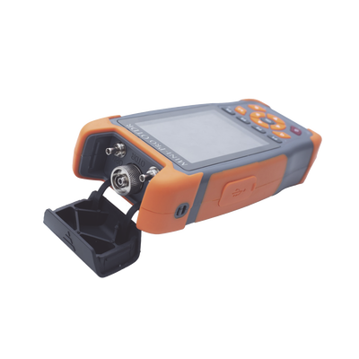 Medidor de Potencia Óptica (OPM) para Fibra Óptica en Redes FTTx / Soporta 3 Longitudes de Onda: 1310nm, 1490nm y 1550nm / Rango de Medición de -40 a 25dBm / Incluye Función VFL 10mW / Función para Probar de Cables