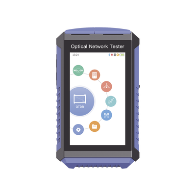 [LP-M-OTDR-LF] Mini OTDR Touch para Pruebas en Enlaces Fibra Óptica Activos (Prueba de Fibra Viva) / Longitud de Onda en 1625nm / Integra Función OPM / Integra Función VFL 5mW / Mapeo de Cables RJ45 / Recargable / Distancia de Prueba hasta 100 Kilómetros (328084 pie