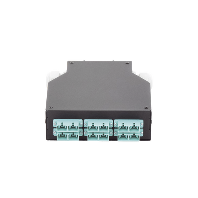 [LP-RDSCUMM] Distribuidor de Fibra Óptica para Riel Din, 6 Acopladores SC/UPC Multimodo con Charola de Empalme