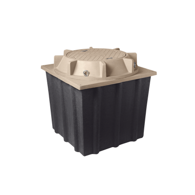 Registro Manhole con Tapa de Concreto Polimérico 1.22 x 1.22 x 1.22 Metros (4 x 4 x 4 Pies), Resistencia 20 Toneladas, Uso Vehicular Pesado