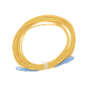 Jumper de Fibra Óptica Simplex, Monomodo, con Conectores SC/UPC-SC/UPC, de 10 Metros (32.81 Pies)