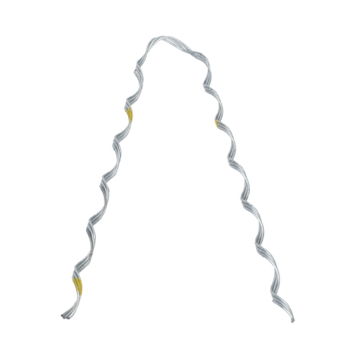 Remate Preformado de Acero Galvanizado para fibra Mini-ADSS diámetros 6 - 7 mm (Preformado con tecnología sin polvo abrasivo) Estructura de 3 Hilos
