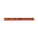 Marcador de Fibra Óptica Color Naranja, Diámetro de Aplicación: 6.4 a 12.5 mm (0.25 a 0.49 Pulgadas)