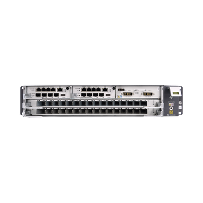 [EA5800-X2] OLT GPON OptiXAccess Carrier Class con 1 tarjeta de 16 puertos GPON, 2 ranuras, 1 Fuente de alimentación AC, 2 UR