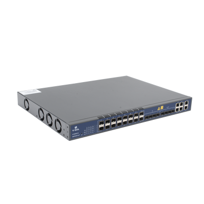 [V1600-D16] OLT de 16 puertos EPON con 12 puertos Uplink (4 puertos Gigabit Ethernet + 4 puertos SFP + 4 puertos SFP+) , hasta 1,024 ONUS