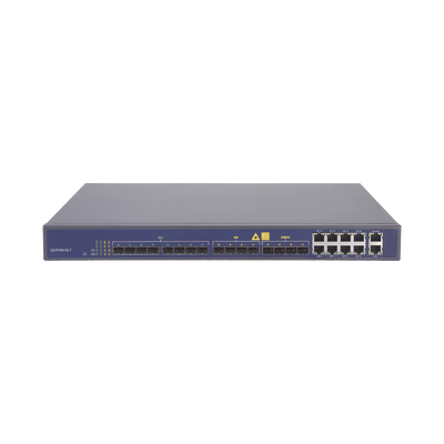 [V1600-D8] OLT de 8 puertos EPON con 16 puertos Uplink (8 puertos Gigabit Ethernet + 4 puertos SFP + 4 puertos SFP+), hasta 512 ONUs