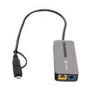 ONU Bridge Dual GPON/EPON USB Portátil / 1 puerto RJ45 2.5Gbps / 1 puerto USB