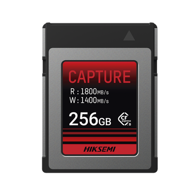 Memoria CFexpress tipo B / Clase 10 de 256 GB / Especializada para Cámaras de Fotografía y Video  / 1800 MB/s Lectura / 1400 MB/s Escritura