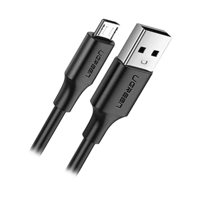 Cable USB-A a Micro USB | 1 Metro (3.28 Pies) | Tecnología de Carga Rápida Qualcomm / QC 3.0/2.0 | Recarga hasta 18W | Transmisión de Datos hasta 480Mbps | Tecnología de Carga Segura | Hasta 5,000 Flexiones | ABS y PVC de Alta Duración