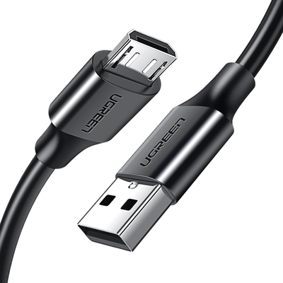 Cable USB-A a Micro USB | 2 Metros (6.56 Pies) | Tecnología de Carga Rápida Qualcomm / QC 3.0/2.0 | Recarga hasta 18W | Transmisión de Datos hasta 480Mbps | Tecnología de Carga Segura | Hasta 5,000 Flexiones | ABS y PVC de Alta Duración
