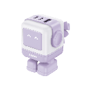 Cargador RobotGaN de 65W Serie UNO | 3 Puertos de Carga Rápida | 2 USB-C | 1 USB-A | PD 3.0 | QC 4.0 | Carga Inteligente | Tecnología GaN II | Zapato Magnético Extraíble | Carcasa Ignífuga | Pantalla LED