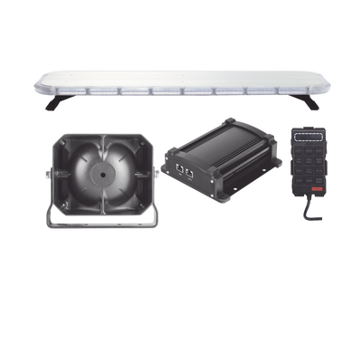 [X75RBASKITF] Kit básico para equipamiento de unidades de Seguridad Pública con Sirena Mono-mando