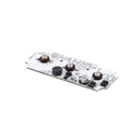 Tablilla de reemplazo con 3 LED color Ámbar para X605 