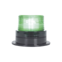 Burbuja Brillante de Larga Vida Útil, con 8 LEDs Color Verde, Domo Verde, 12Vcd