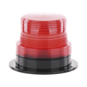 Burbuja Brillante de Larga Vida Útil, con 8 LEDs Color Rojo, Domo Rojo, 110 Vca