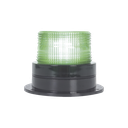 Burbuja Brillante de Larga Vida Útil, con 8 LEDs Color Verde, Domo Verde, 110 Vca