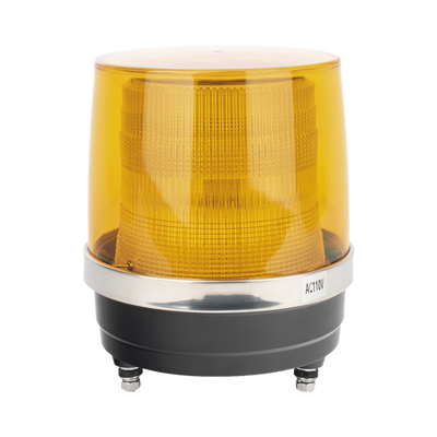 Burbuja Brillante de Larga Vida Útil, Con 150 LEDs, Color Ambar, Domo Ambar, 110 Vca