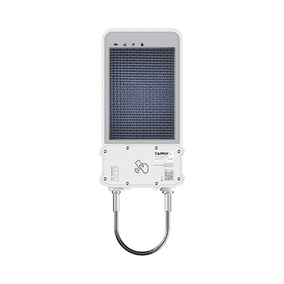 Cerradura Inteligente GPS con Energía Solar / SolarGuardX 100 / Seguimiento de Activos LTE Cat-M1 / Desbloqueo por RFID BLE OTA / Impermeable IP67 / Detección de Movimiento / Alarma de Bloqueo / Batería 14400mAh / Seguridad de Datos M