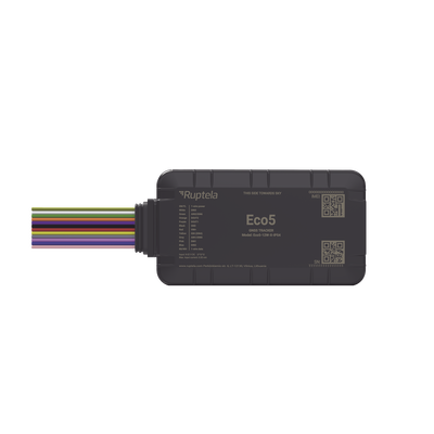 Dispositivo de Rastreo Vehicular / Conectividad LTE Cat1 y LTE-M / BLE 5.0 / GNSS U-blox / Carcasa IP54 / Batería Interna de Respaldo / Detecta Interferencias