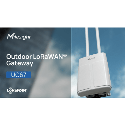 Gateway LoRaWAN para exterior, de largo alcance, con modulo SIM