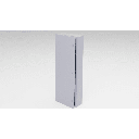 Gabinete para instalación de 4 Baterías , Fabricado en Lámina Galvanizada, Accesorios para poste (No incluidos)