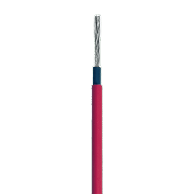 Cable Fotovoltaico Rojo / Cobre Estañado / 6 mm² (10 AWG) / 2000V / Rollo 50m / UL 4703 y TUV