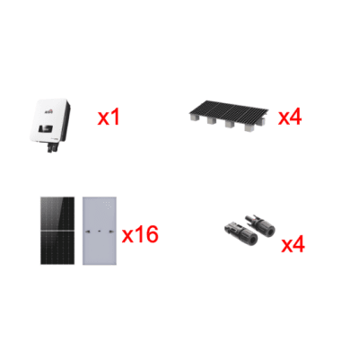 [HNS10000TLKIT1] Kit Solar Interconexion  / 10kW  220Vca / Inversor AFORE / Montaje Incluido  