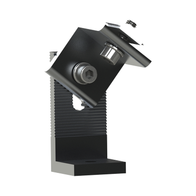 Soporte L para fijación de riel 5 Y 8  en techo de concreto 