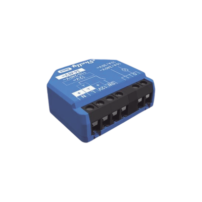 [SHELLY1GEN3] Relevador inalámbrico inteligente 16A, 110-230 V, 1  salida de contacto seco, compatible con asistente de voz Alexa, Google Home