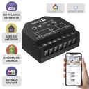 Relevador Wi-Fi  Inteligente / Ideal Para Control de Iluminación / 1 Salida para un Apagador / Control Remoto / Horarios Personalizados / Registro de Consumo 