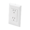 Contacto Inteligente de Pared Doble 120, 15A, con Supresor de Picos Tipo A.