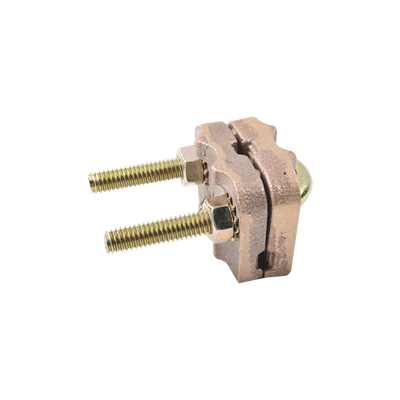 Conector Antivandalico de Varilla 5/8" a Cable Calibre 4 (Cuatro) a 3/0 (Triple Cero). 