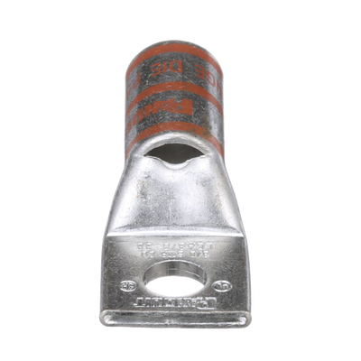[LCA3/0-38-X] Terminal de Compresión de Cobre con Orificio 3/8 in, para Cable 3/0 AWG. 1 Pz.