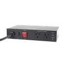 Acondicionador de Voltaje / Entrada 120 Vca / 2 salidas @ 120 Vca NEMA 5-15R / 1,800 W / 15 A / Supresión de Picos / Filtro de Ruido EMI/RFI / Sin bracket