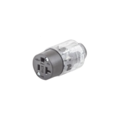 Conector Iluminado 20 A 125 V CA 2 Polos 3 Hilos (Nema 5-20R).