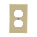 Placa de Pared para Contacto Duplex Color Marfil.