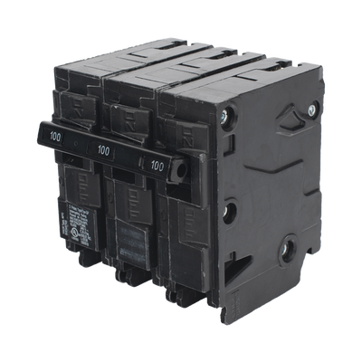 Interruptor automático enchufable tipo QP 3 polos, 100 amp.