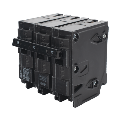 Interruptor automático enchufable tipo QP 3 polos, 15 amp