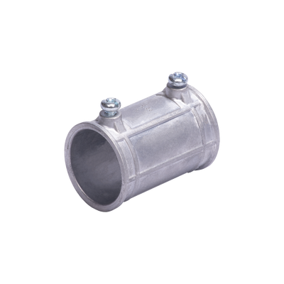 [JU-PD-112-COP] Cople 1 1/2" (38mm) con tornillo pared delgada galvanizado etiqueta verde
