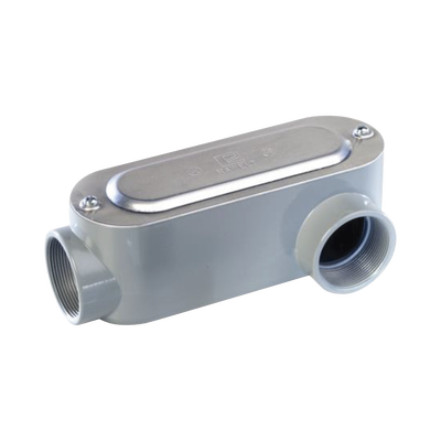 [OLL-0079C] Caja Oval Roscada tipo LL de 1 1/2" (38.1 mm) / Incluye tapa y tornillos.