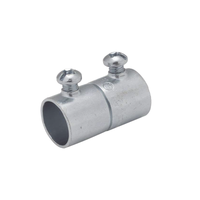 [HUB-2022] Cople de 1/2" (13 mm) para Pared Delgada con Tornillo.