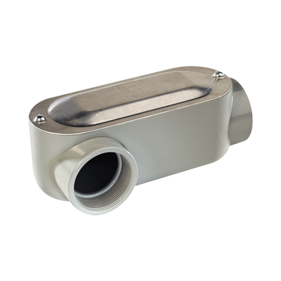 [OLR-0095C] Caja Oval Roscada tipo LR de 1" (25.4 mm) / Incluye tapa y tornillos.