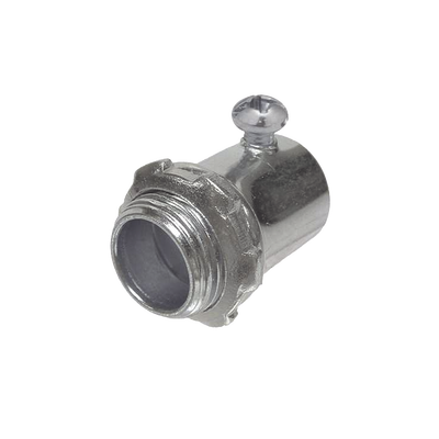 [HUB-2005] Conector de 1 1/4" (32 mm) para Pared Delgada con Tornillo.
