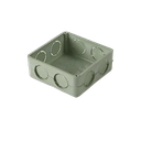 Caja Cuadrada de 1/2"  para Instalaciones de PVC Conduit Pesado.