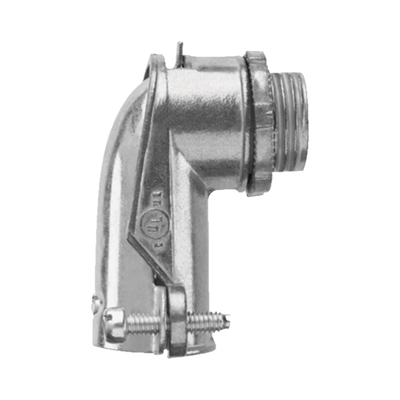 [ANC-FXC38] Conector curvo para tubo flexible   3/8" (9.5 mm)