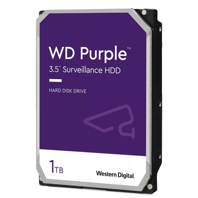 [WD11PURZ] Disco Duro Purple de 1 TB / 5400 RPM / Optimizado para Soluciones de Videovigilancia / Uso 24-7 / 3 Años de Garantia