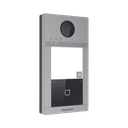 Videoportero IP 2 Megapixel / Llamada y Apertura Remota desde App Hik-Connect / PoE / Exterior IP65 + Antivandalico IK08 / 1 Departamento / Apertura con Tarjeta / Soporta 2 Puertas y hasta 6 Monitores